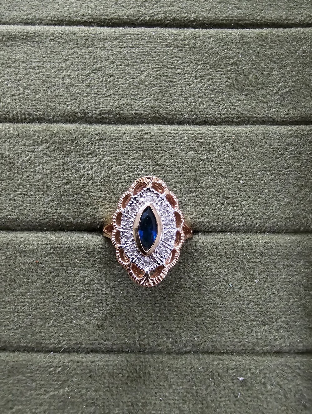 Vintage 14k Gold Plated Ring Size 6